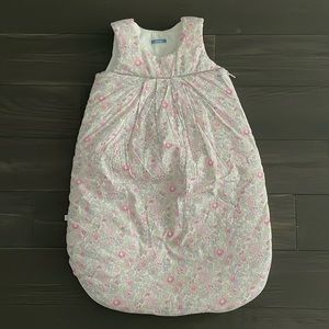 Jacadi Paris Floral Baby Zip Up Baby Bunting Sleep Bag 6-12 Month